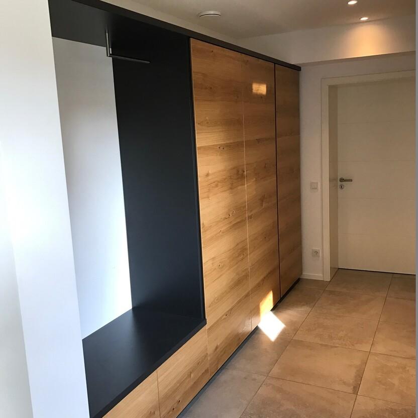 Garderobe Holz Weiß