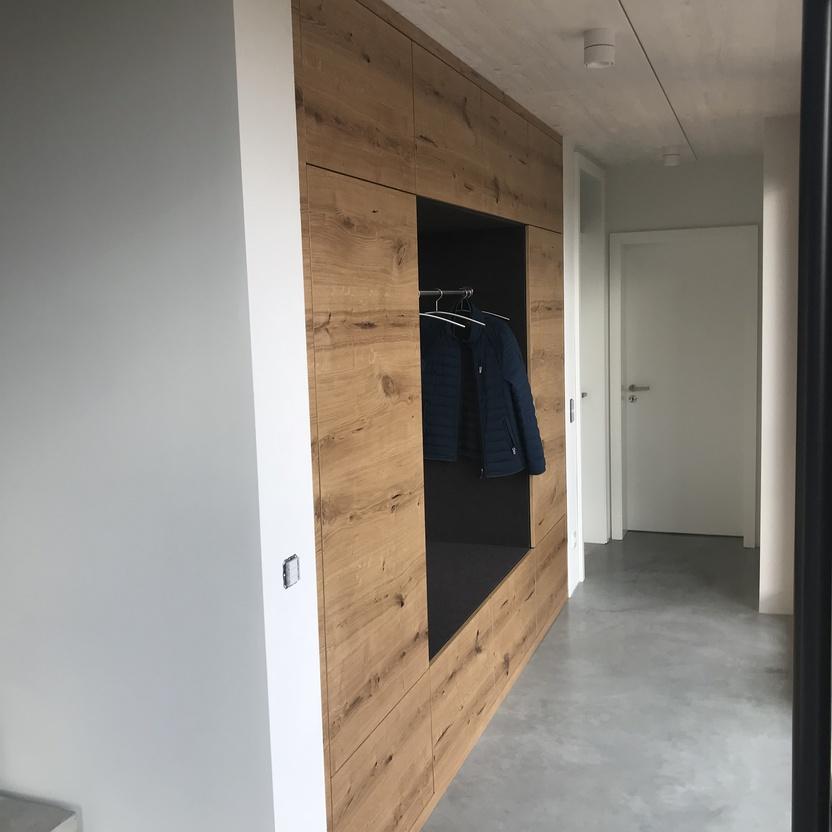 Garderobe Holz Weiß