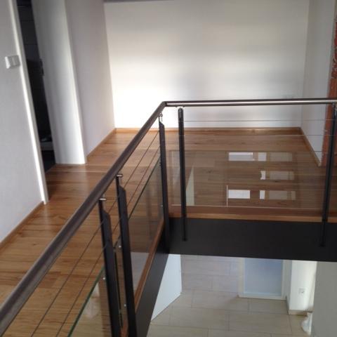 Geländer Holz Weiß