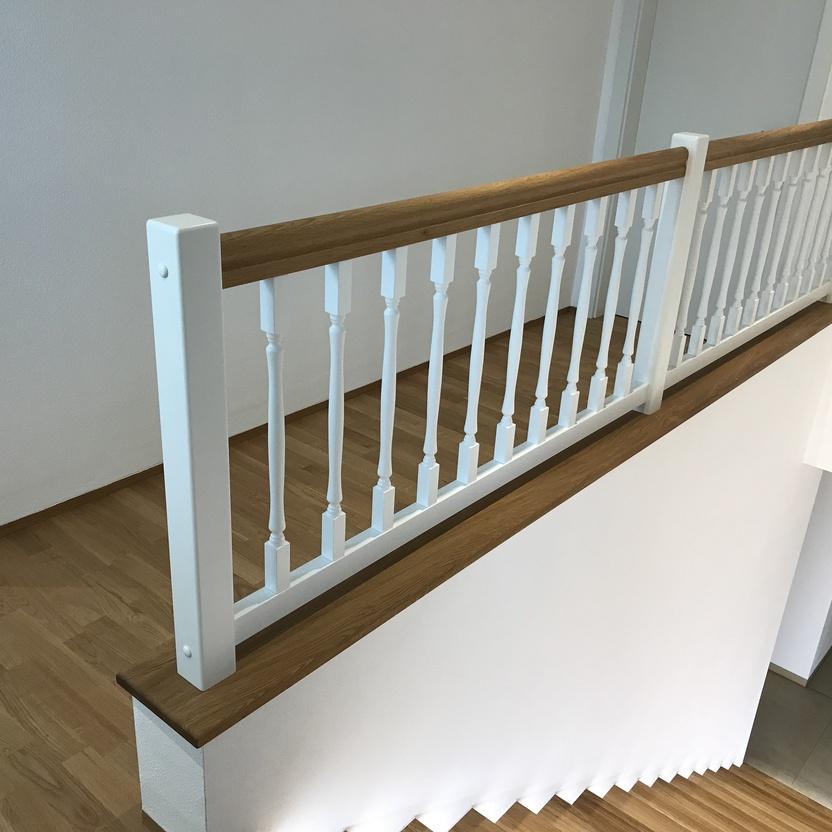 Geländer Holz Weiß
