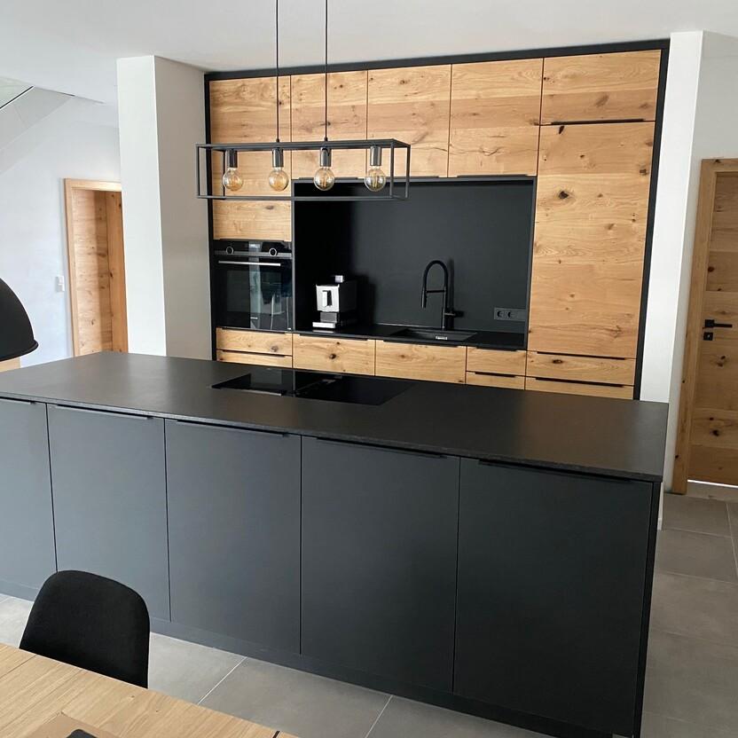 Küchenmöbel Holz Weiß